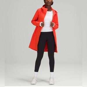 Like New Lululemon athletica Vibrant Autumn Red/Orange Hooded Utility Jacket